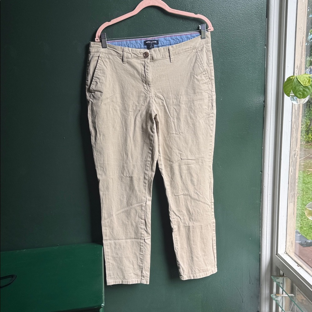 Nautica Beige Straight Leg Pants